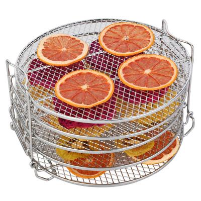 China Household Dehydrator Rack for Ninja Foodi, Pressure Cooker and Air Fryer 6.5 Quart and 8 Quart Stainless Steel Cooker Rack with Five Layers for sale