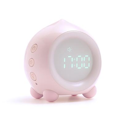 China 2021 Calendars Fashion Cartoon Kids LED Digital Alarm Clock Night Light SmartClock Table Alarm Clock for Children for sale