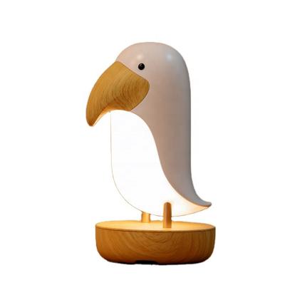 China 2021 New Modern Animal Night Light Silicone LED Night Light Wooden Children Low Light And Wireless Speaker Cartoon Night Light for sale