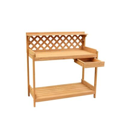 China CLASSIC Outdoor Wooden Garden Potting Table for sale