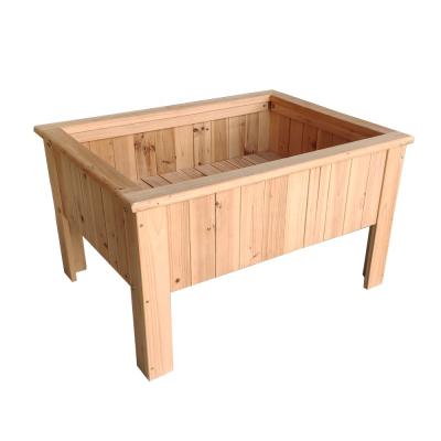 China CLASSIC Outdoor Patio Garden Wooden Raised Bed For Kid for sale