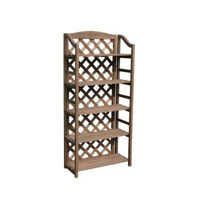 China CLASSIC Outdoor Garden Plant Display Wooden Stand for sale