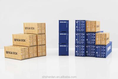 China China Mini Scale Plastic 1:87 Shipping Container Model PC / ABS Nautical Business Gift Guangdong, China for sale