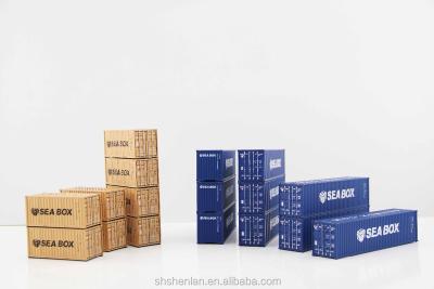 China China 20 Feet 1:87 Plastic Box Model Container PC / ABS Nautical Business Gift Guangdong, China for sale