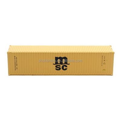 China MSC Customized 25cm(L)X5cm(W)X5.8cm(H) 40ft 1:50 Shipping Container Model for sale