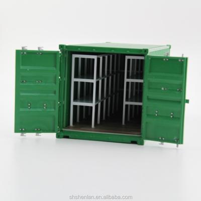 China Europe Shipping Container House Model 20CM(L)X8.3CM(W)X8.7CM(H) for sale