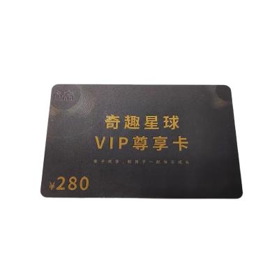 China Plastic Membership Consumer Card UV Ink Inject QR Code Frosted PVC Surface Customized Card for sale