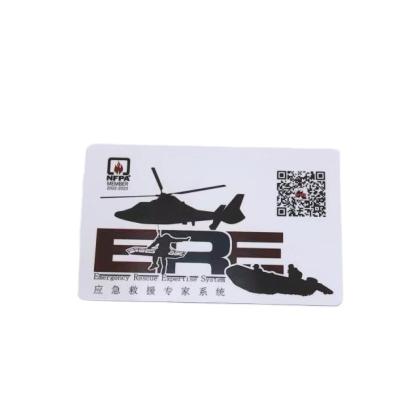 China Plastic Institurion Department Card QR Code PVC Customized Card for sale