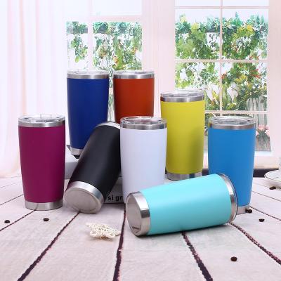 China Hot Selling Minimalist 20oz Stainless Steel Vacuum Insulated Designer Tumbler Cups In Bulk Maker 20oz Per Cup Custom Travel Mug for sale