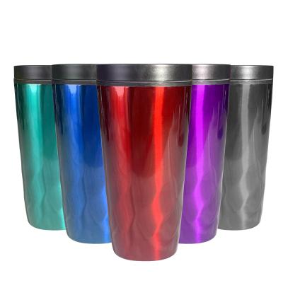 China Viable Acrylic Tumbler Mug 16oz Travel Mug Sustainable Wholesale Eco Friendly Products Plastic Mug for sale