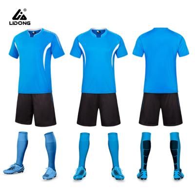 China Uniforms Quick Dry Antibacterial Football Wear Soccer Uniforms Women Football Kit Female With Your Own LOGO for sale