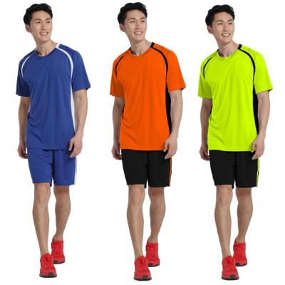 China Football Team Uniform Men Blank Soccer Quick Dry Tank Tops Set Custom Football Shirts Wholesale for sale