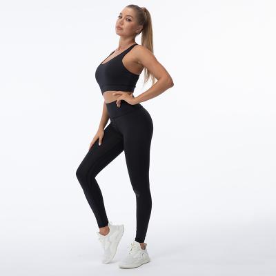 China Factory Wholesale Custom Yoga Set Women Yoga Suit Breathable Sport Wear Comfortable Yoga Equipment Women Sets for sale