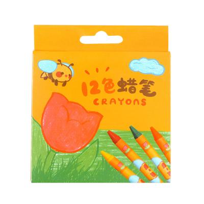 China Wholesale Price Children's Gift Kindergarten Cartoon Tulips Art Oil Pastel Graffiti Stationery Hands Set Crayons for sale