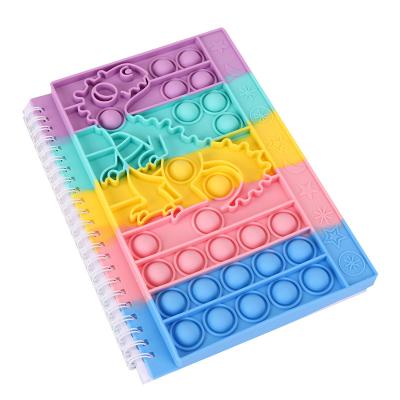 China New Fashionable Bubble Pen Set A5 40 Sheet Rat Extermination Pioneer Notebook Dinosaur Decompression Notebook for sale