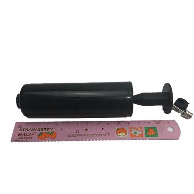 China Mini 6 Inch Plastic Running Black Hand Pump With Steel Needle for sale