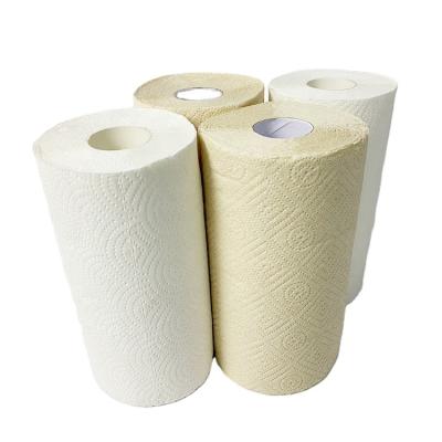 China Best Selling Bamboo Pulp Grade Cheap Ultra Absorbent Disposable Soft / White Paper Unbleached Kitchen Towel for sale