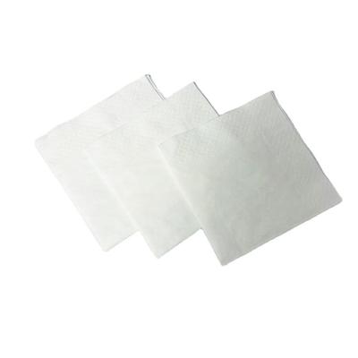 China Wholesale OEM White Wood Pulp Napkin Paper Custom Folded 2 Ply Cocktail Napkins for sale