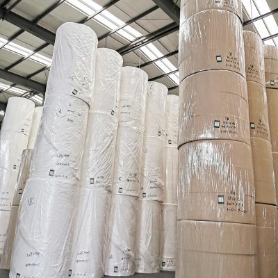 China Bamboo Pulp Plant 13 -23 Gsm Toilet / High Quality Towels / Pockets / Paper Mother Facial Roll for sale