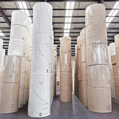 China Wood / Bamboo / Mixture Pulp Raw Material For Making Unbleached / White Toilet Paper From Manufacturer for sale