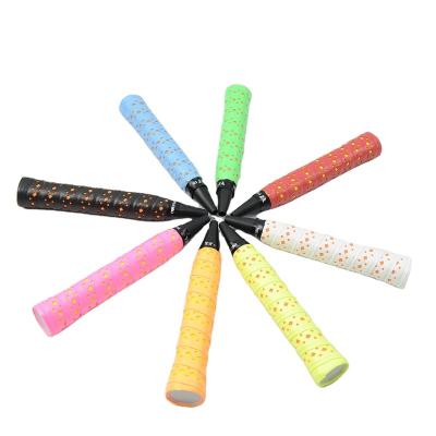 China Breathable Mix Colors Anti-slip Racket Handle Overgrip Badminton Tennis Colorful Grip Overgrip for sale