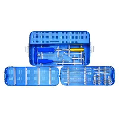 China Surgery Use Meditech Hot Sales Orthopedic Instrument Small Fragment Locking Plate Surgical Instrument Set for sale