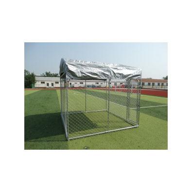 China Viable Wholesale Pet Houses Large Stainless Steel Dog Kennels Collapsible Cages Metal for sale