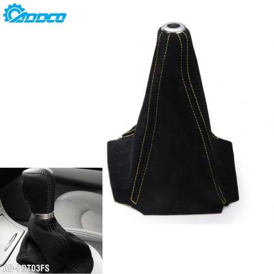 China For Mostly Car Knob Shift ADDDCO Universal Suede Black Leather Shift Boot For M/T Manual Gearbox Clutch Gear Cover AD-PDT03FS for sale