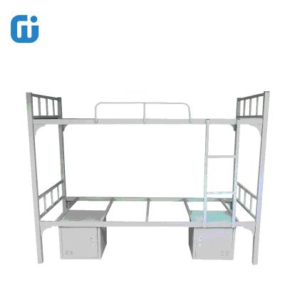 China New Design Double Queen Size Good Quality Adult Wood Bunk Bed Adjustable Heavy Duty Steel Metal Bed for sale