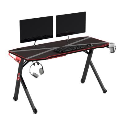 China (Others) Adjustable Economic Custom Design Gaming Table Computer Desk With Mouse Pad for sale