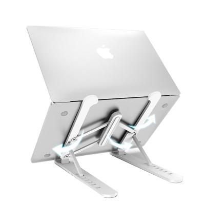 China Portable Folding Laptop Stand (Height) 17 Inch Metal and Adjustable Minimalist ABS Mini Invisible Computer for sale