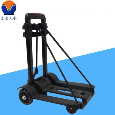 China Factory direct sales durable and portable luggage rolling folding cart, 2/4 wheels compact hand truck for sale