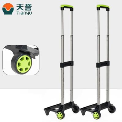 China For Kids Customized Lightweight Detachable Toolbox 2 Wheels Schoolbag Parts Trolley Aluminum Telescopic Handle for sale