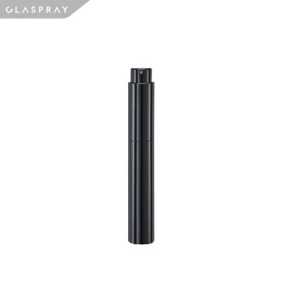 China Shiny Black BEAUTY PACKAGING 12ml Refillable Twist And Spray Parfum Spray Bottle for sale