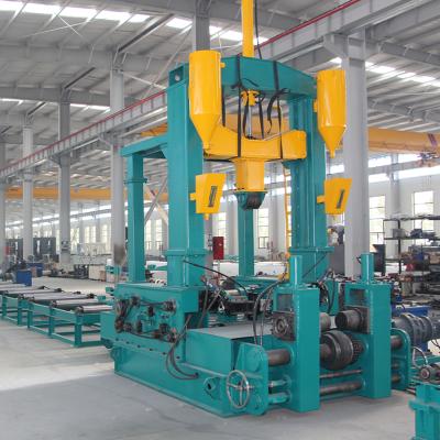 China Building Material Stores 3 In 1 H Beam Welding Production Line CNC Steel Beam Assembly Welding Straightening Machine for sale