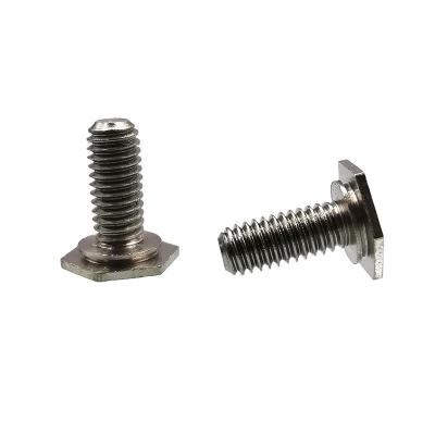 China Round Passivated Stainless Steel NFHS M3 M4 M5 M6 Hex Head Self Hooking Fasteners Screw Self Hooking Studs Screws for sale