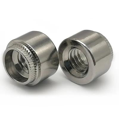 China ZS-M3M4M5M6M8M10 Heavy Industry Stainless Steel Orb Knurled Head Self Clamping Spindle-in Nuts For Sheet Metal for sale