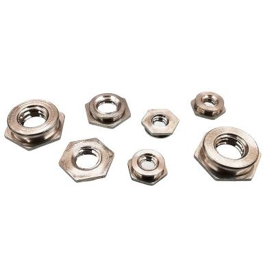 China Heavy Industry F4-M2/M2.5/M3/M4/M5/M6/256/440/632/832/032 Hexagon Insert Self Locking Nut Hardened Self Locking Nut 416 stainless steel folding flush nut for sale