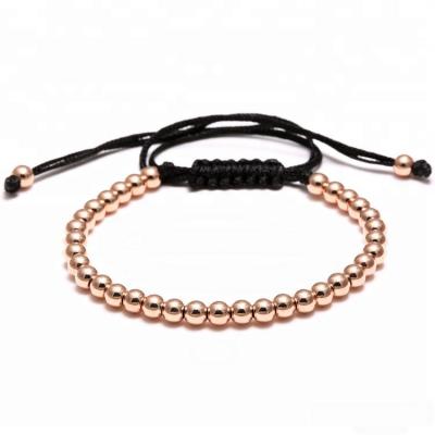 China Hot Selling Latest Fashion Adjustable Unisex Handmade 316L Stainless Steel Ball Beads Bracelets for sale