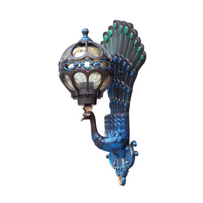 China Yard/outdoor garden/garden wall light fixture scone wall lamps new 22inch square peacock LED for sale