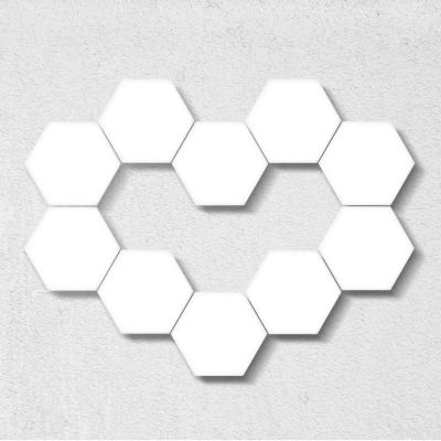 China Modern Modular Smart Geometric Led Wall Lamp Quantum DetachableTouch Night Light Hexagon Wall Light for sale