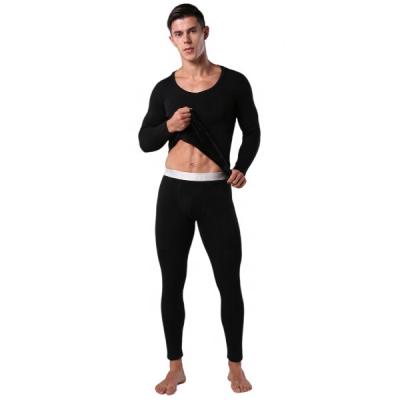 China Thermal Thermal Underwear Set Mens Long Sleeve Thermal Underwear Set Pure Cotton Long Johns Customized Pajas Designer Sexy Mens Pajas for sale