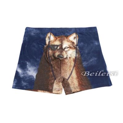 China Factory Price Promotion Cartoon Antibacterial Cotton Men'S Breathable Boxers for sale