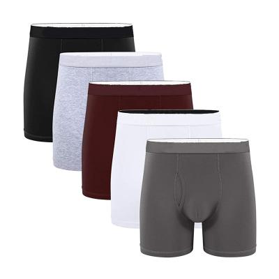 China Breathable Tighten Loose Straps Brand Mens Cotton Boxers Short Underwear for sale