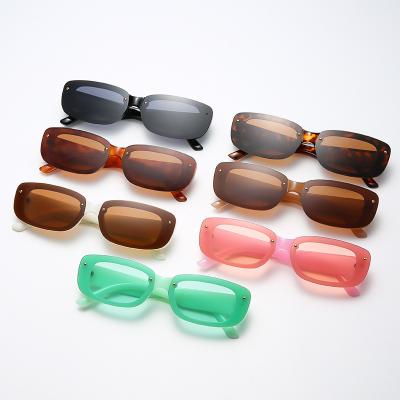 China Fashion Sunglasses Fashion Promo Women Small Rectangle Sun Glass Sunglasses for sale