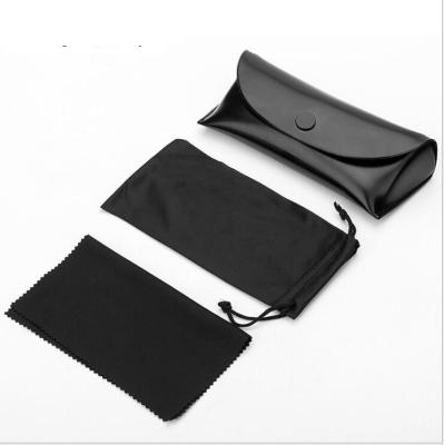 China Fashionable Custom .eco-friendly Cleaning Clothes Sunglass Case Sunglass Box Logo Sunglasses Accessory Microfiber Pouch for sale