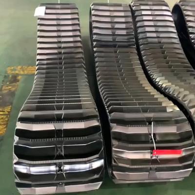 China Black Yanmar Aw6120 Rubber Tracks 550X90X58 Package Gross Weight 200.000kg and Durable for sale