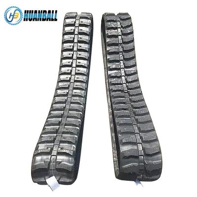 China Kobelco Ss1 Mini Excavator Rubber Crawler Track 130*72*29 for sale