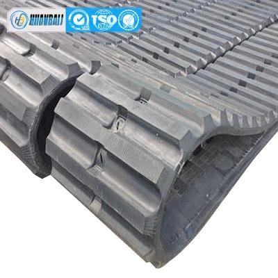 China Hanix Rt800 Dumper Crawler Rubber Track 600*125*62 for sale