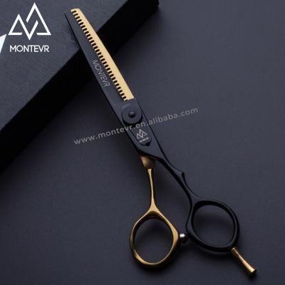 China 6.0 Inch Hair Salon Scissors Thinning Scissors Knocked Down Blade Hair Thinning Scissors With 30 Teeth for sale